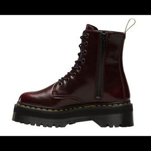 Vegan Jadon Doc Martens in Cherry Red